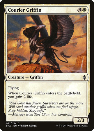 Courier Griffin [Battle for Zendikar] | GnG Games