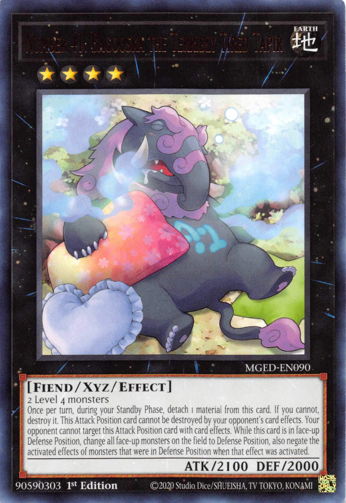 Number 41: Bagooska the Terribly Tired Tapir [MGED-EN090] Rare | GnG Games