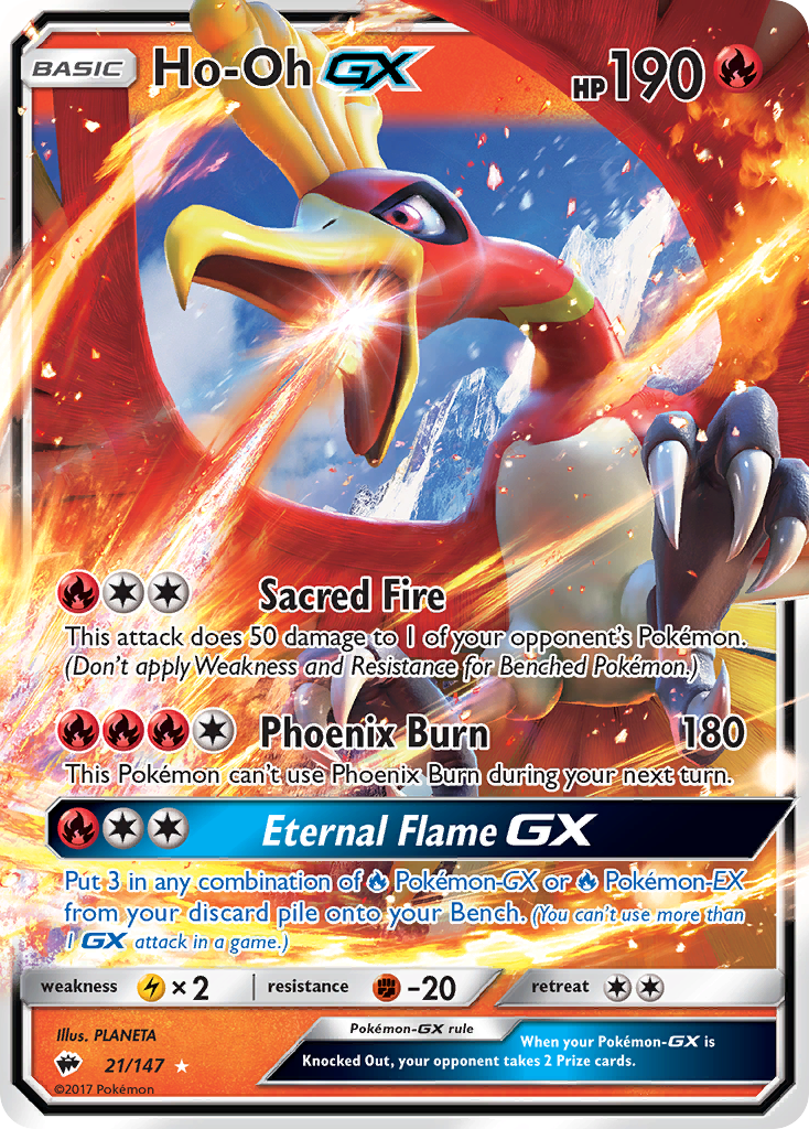 Ho-Oh GX (21/147) [Sun & Moon: Burning Shadows] | GnG Games