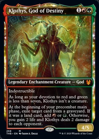 Klothys, God of Destiny (Showcase) [Theros Beyond Death] | GnG Games