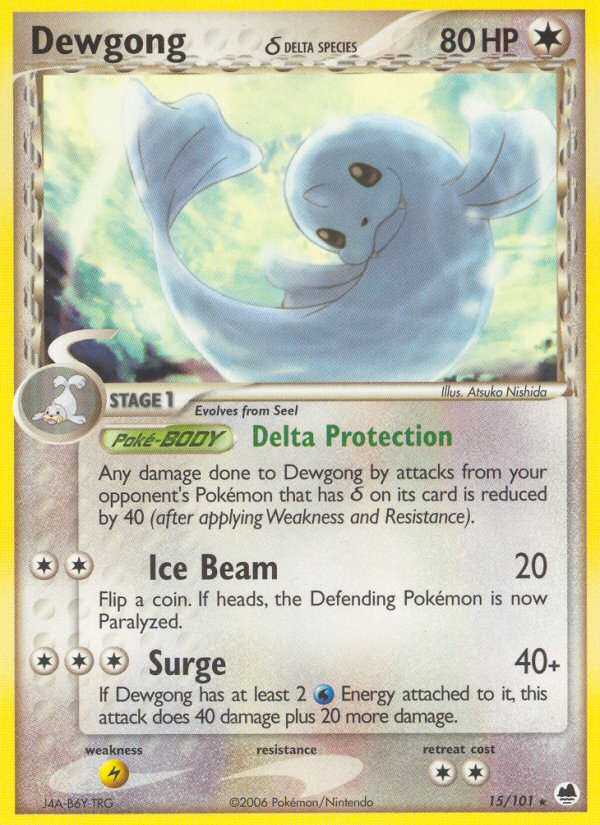 Dewgong (15/101) (Delta Species) [EX: Dragon Frontiers] | GnG Games