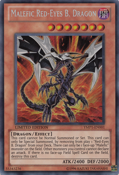 Malefic Red-Eyes B. Dragon [YMP1-EN001] Secret Rare | GnG Games