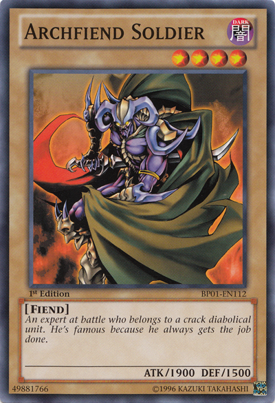 Archfiend Soldier [BP01-EN112] Common | GnG Games