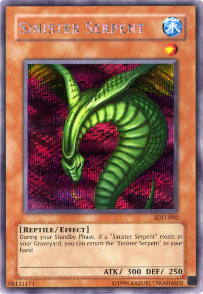 Sinister Serpent [SDD-002] Secret Rare | GnG Games