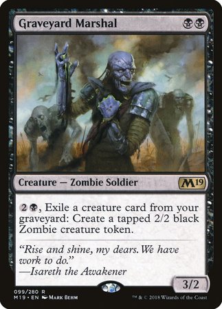 Graveyard Marshal [Core Set 2019] | GnG Games