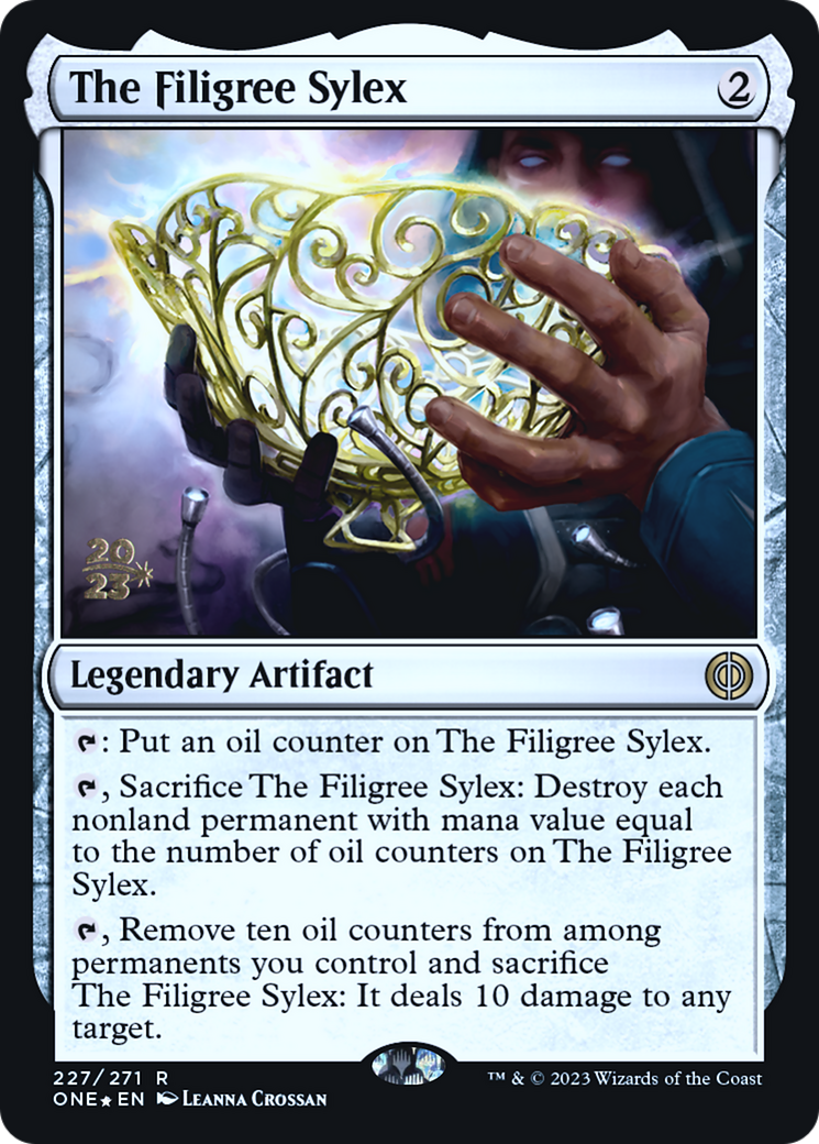 The Filigree Sylex [Phyrexia: All Will Be One Prerelease Promos] | GnG Games