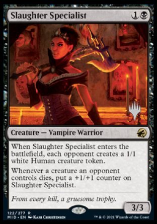 Slaughter Specialist (Promo Pack) [Innistrad: Midnight Hunt Promos] | GnG Games