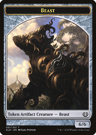 Beast Token (001) [Kaladesh Tokens] | GnG Games