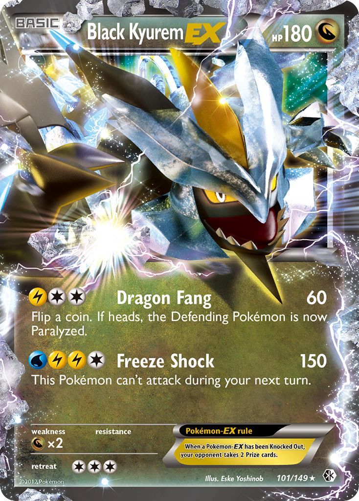 Black Kyurem EX (101/149) [Black & White: Boundaries Crossed] | GnG Games