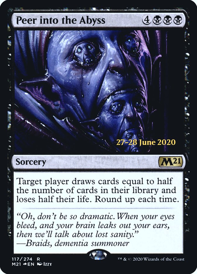 Peer into the Abyss  [Core Set 2021 Prerelease Promos] | GnG Games