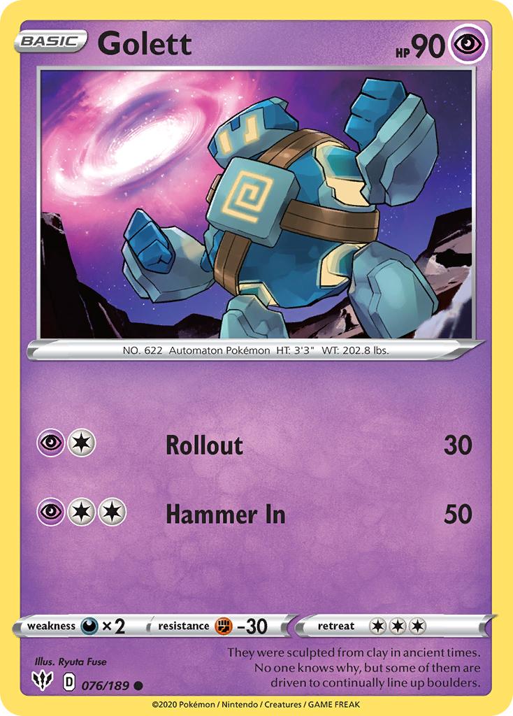 Golett (076/189) [Sword & Shield: Darkness Ablaze] | GnG Games