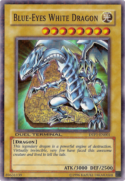 Blue-Eyes White Dragon [DTP1-EN001] Super Rare | GnG Games