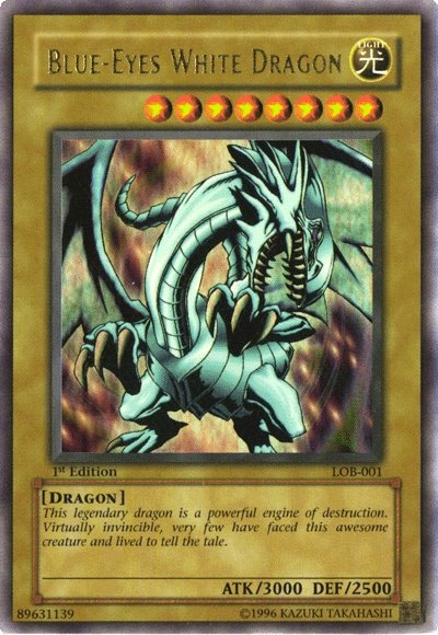 Blue-Eyes White Dragon [LOB-001] Ultra Rare | GnG Games