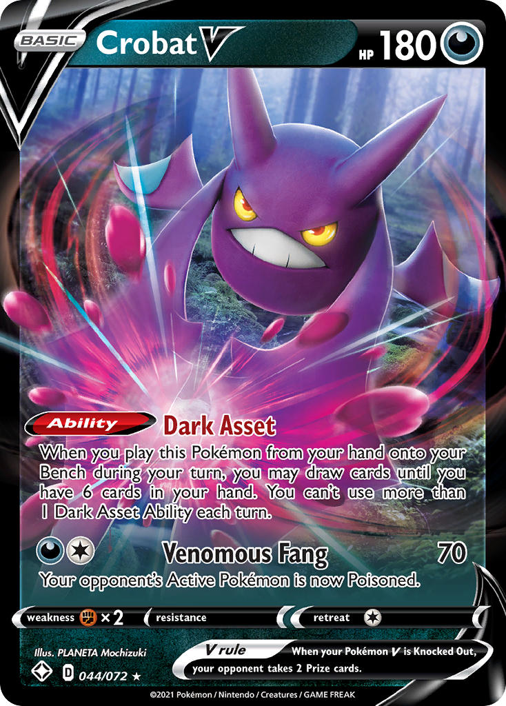 Crobat V (044/072) [Sword & Shield: Shining Fates] | GnG Games