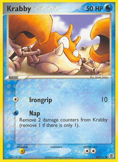 Krabby (66/112) [EX: FireRed & LeafGreen] | GnG Games