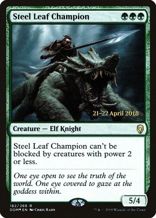 Steel Leaf Champion [Dominaria Promos] | GnG Games