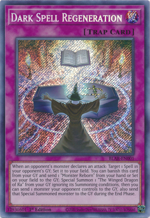 Dark Spell Regeneration [BLAR-EN001] Secret Rare | GnG Games