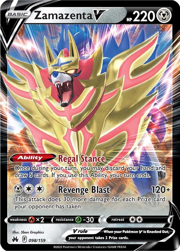 Zamazenta V (098/159) [Sword & Shield: Crown Zenith] | GnG Games