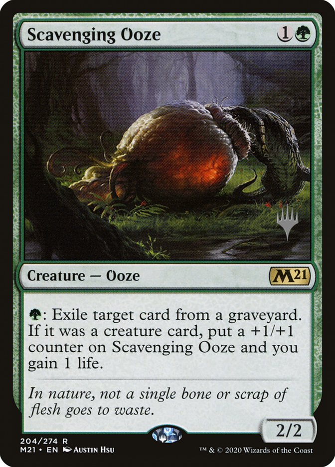 Scavenging Ooze (Promo Pack) [Core Set 2021 Promos] | GnG Games