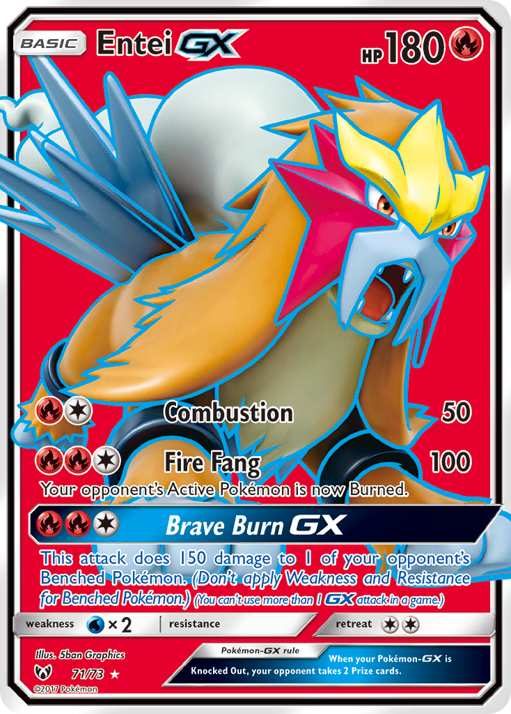 Entei GX (71/73) [Sun & Moon: Shining Legends] | GnG Games