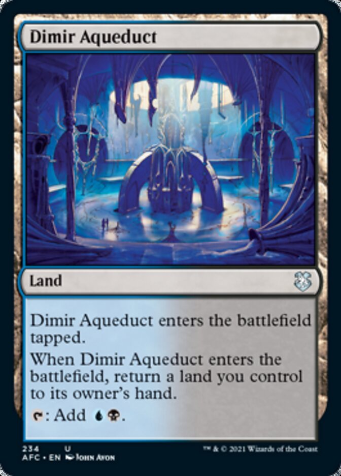 Dimir Aqueduct [Dungeons & Dragons: Adventures in the Forgotten Realms Commander] | GnG Games