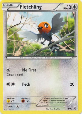 Fletchling (1/30) [XY: Trainer Kit 1 - Bisharp] | GnG Games