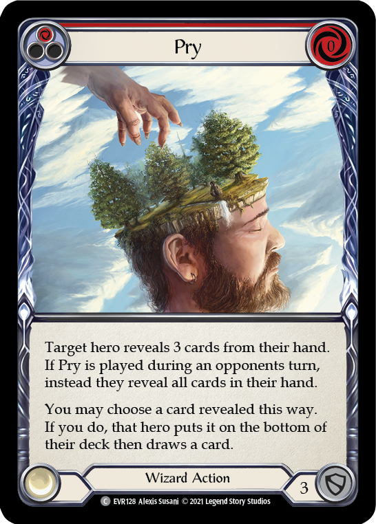 Pry (Red) [EVR128] (Everfest)  1st Edition Normal | GnG Games