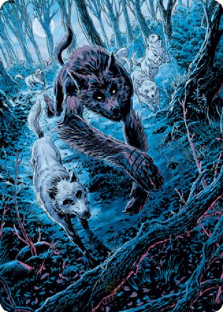 Untamed Pup Art Card [Innistrad: Midnight Hunt Art Series] | GnG Games