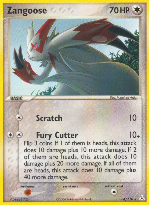 Zangoose (34/110) [EX: Holon Phantoms] | GnG Games