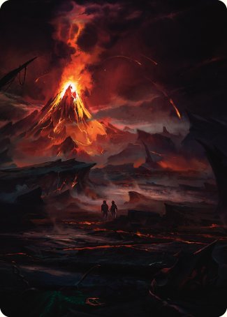 Valley of Gorgoroth Art Card [The Lord of the Rings: Tales of Middle-earth Art Series] | GnG Games