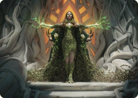 Titania, Voice of Gaea Art Card [The Brothers' War Art Series] | GnG Games