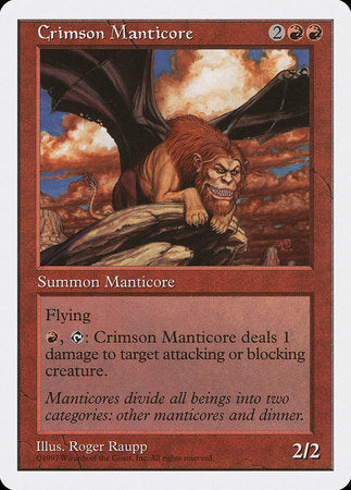 Crimson Manticore [Fifth Edition] | GnG Games