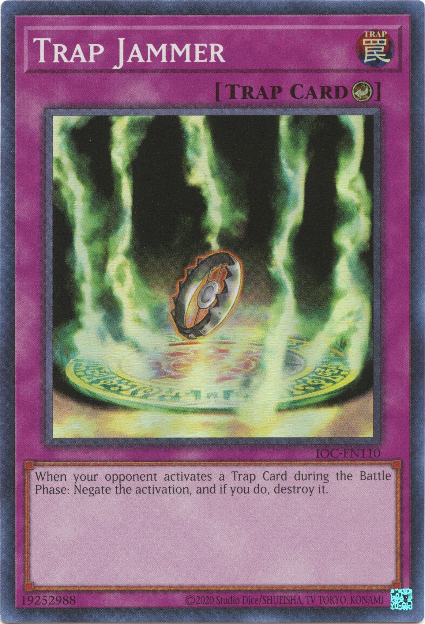 Trap Jammer (25th Anniversary) [IOC-EN110] Super Rare | GnG Games
