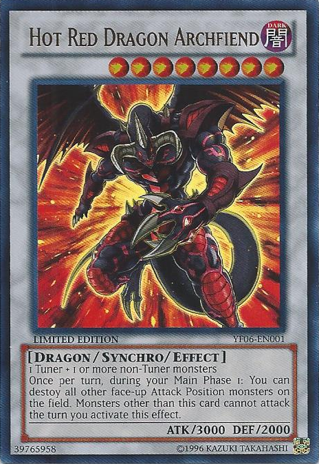 Hot Red Dragon Archfiend [YF06-EN001] Ultra Rare | GnG Games