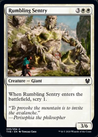 Rumbling Sentry [Theros Beyond Death] | GnG Games