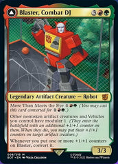 Blaster, Combat DJ // Blaster, Morale Booster [Universes Beyond: Transformers] | GnG Games