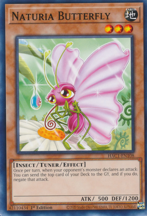 Naturia Butterfly [HAC1-EN108] Common | GnG Games