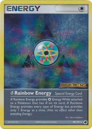 Rainbow Energy (88/101)(Delta Species) (Stamped) [EX: Dragon Frontiers] | GnG Games