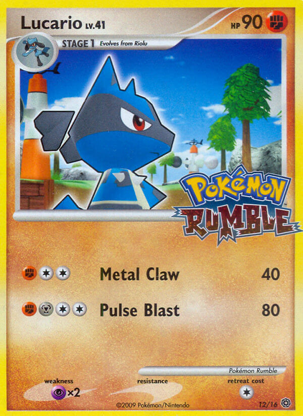 Lucario (12/16) [Pokémon Rumble] | GnG Games