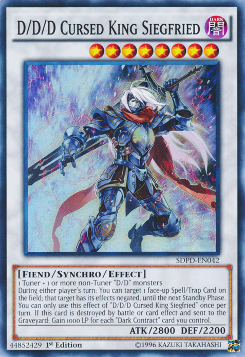 D/D/D Cursed King Siegfried [SDPD-EN042] Super Rare | GnG Games