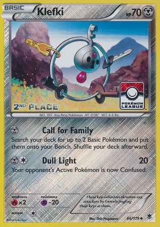 Klefki (66/119) (League Promo 2nd Place) [XY: Phantom Forces] | GnG Games