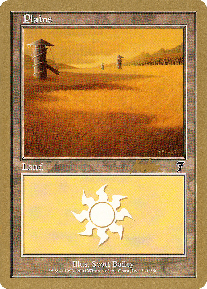 Plains (bk341) (Brian Kibler) [World Championship Decks 2002] | GnG Games