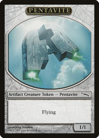 Pentavite Token (Mirrodin) [Magic Player Rewards 2004] | GnG Games