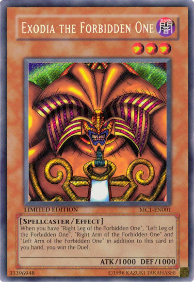 Exodia the Forbidden One [MC1-EN001] Secret Rare | GnG Games