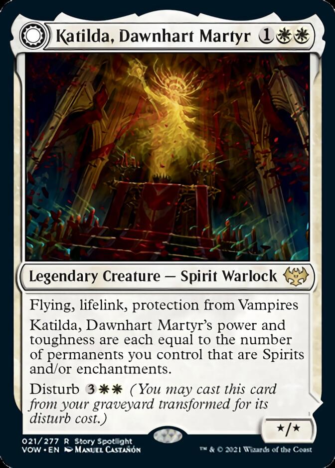 Katilda, Dawnhart Martyr // Katilda's Rising Dawn [Innistrad: Crimson Vow] | GnG Games