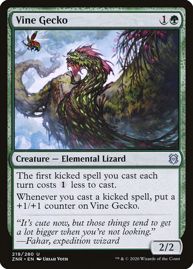 Vine Gecko [Zendikar Rising] | GnG Games