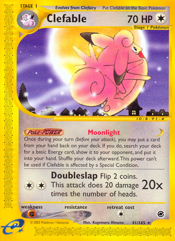 Clefable (41/165) [Expedition: Base Set] | GnG Games