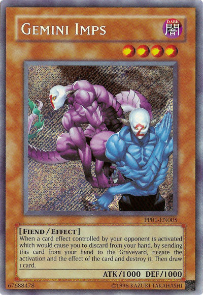 Gemini Imps [PP01-EN005] Secret Rare | GnG Games