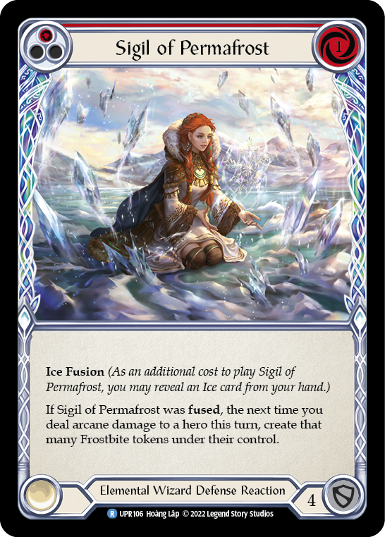 Sigil of Permafrost (Red) [UPR106] (Uprising)  Rainbow Foil | GnG Games