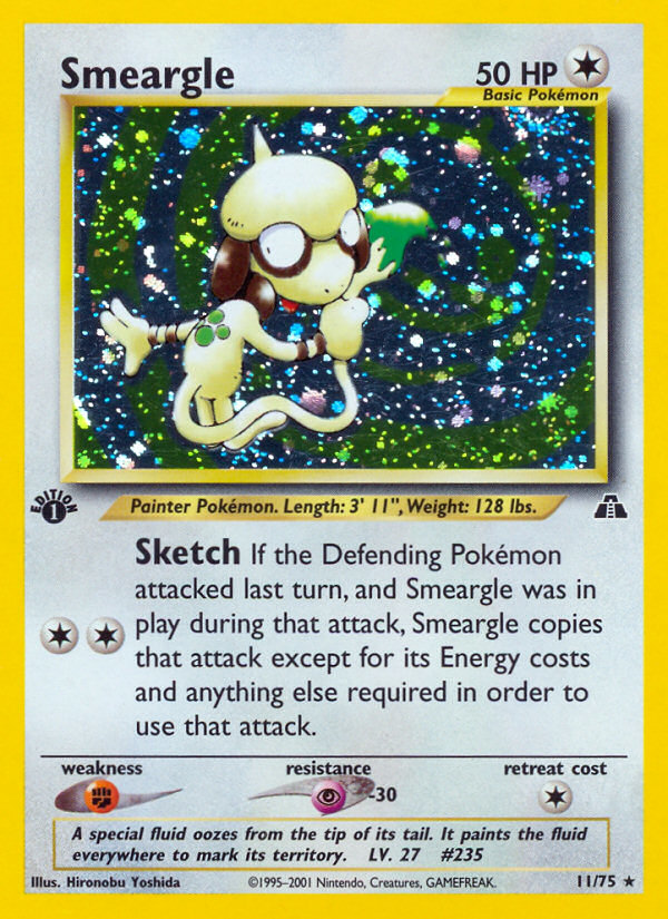Smeargle (11/75) [Neo Discovery 1st Edition] | GnG Games